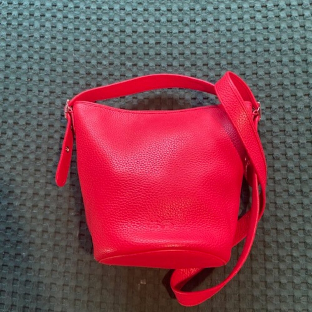 Coach Bleecker Mini Duffle in Mandarin color